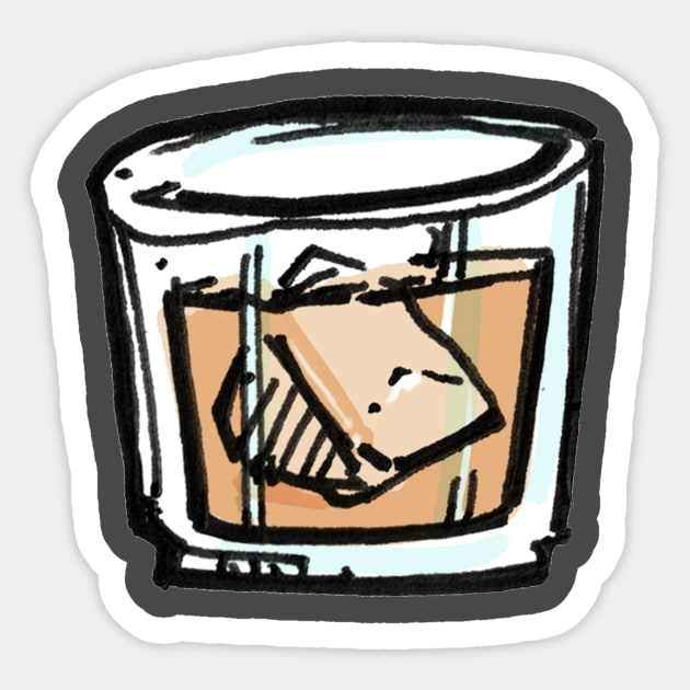 Whiskey Sticker by enoogs